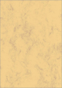 sigel papier marbré, A4, papier fin, 90 g, beige