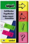 sigel index repositionnables Symbole, 50 x 20 mm