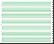 sigel Papier listing en continu, 375 mm x 12