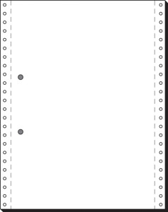 sigel papier listing sans fin, 240 x 30,48 cm (12