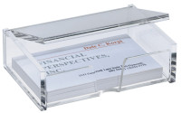 sigel Boîte pr. cartes de visite, plastique dur, transparent sigel Boîte pr. cartes de visite, plastique dur, transparent