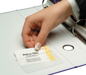 sigel pochettes pour cartes de visite, en PP, autocollant