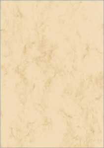 sigel papier marbré, A4, 200 g/m2, carton prestige, beige