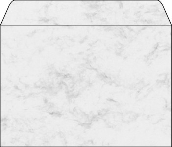sigel enveloppe, long, 90 g/m2, gommé, marbre gris