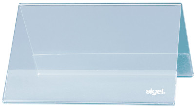 sigel Présentoir de table, plastique rigide, 95 x 42 mm