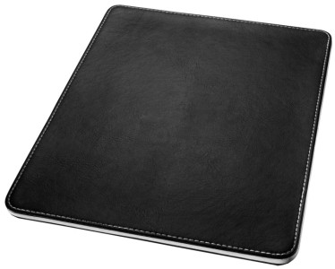 sigel tapis souris eyestyle, simili cuir, noir / blanc