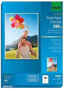 sigel Papier photo jet d'encre Everyday, format A4