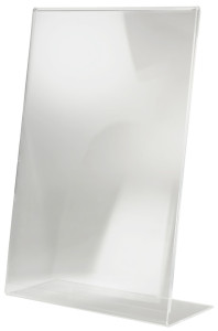 sigel présentoir de table, acrylique, format A4, incliné