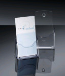 sigel Présentoir brochures de table, acrylique, DL, avec 1 sigel Présentoir brochures de table, acrylique, DL, avec 1