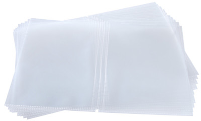 sigel Double-pochettes, A5, en plastique, transparent