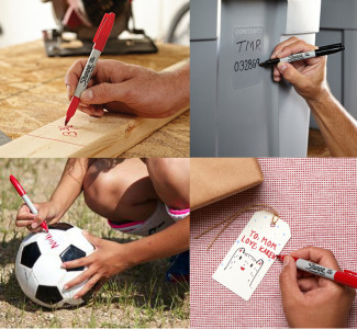 Sharpie Marqueur permanent FINE, bleu