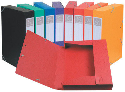 EXACOMPTA Boîte de classement Cartobox, A4, 40 mm, noir