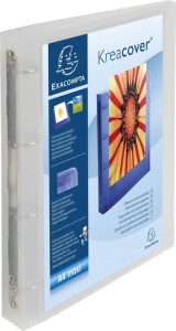 EXACOMPTA Classeur personnalisable Chromaline, A4 Maxi,blanc