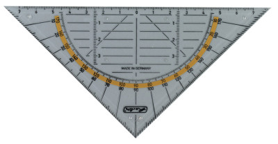 herlitz Equerre géométrique, hypoténuse: 160 mm