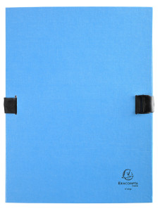 EXACOMPTA Chemise à dos extensible N'CLIP, A4, bleu