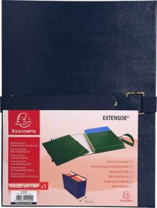 EXACOMPTA Chemise à dos extensible EXTENSOR, A4, bleu