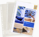 EXACOMPTA Pochettes perforées, A4, PVC, lisse, transparent EXACOMPTA Pochettes perforées, A4, PVC, lisse, transparent