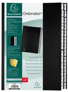 EXACOMPTA Trieur Ordonator, A4, 26 compartiments, bleu