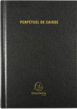 EXACOMPTA Agenda Perpétuel Caisse 210 x 148 mm, noir