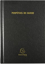 EXACOMPTA Agenda Perpétuel Caisse 210 x 148 mm, noir