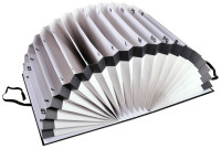 EXACOMPTA Trieur accordéon A-Z, pour format A4, noir