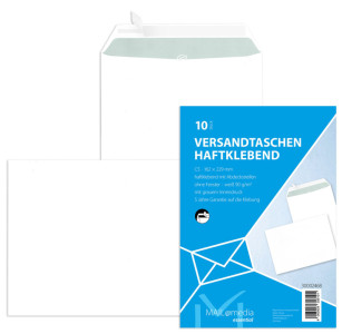 MAILmedia pochette d'expédition offset blanche, B4, sans