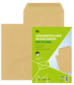 MAILmedia pochettes d'expédition kraft marron, B5, sans
