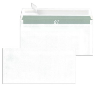 MAILmedia enveloppes C5 autocollantes, 100 g/m2, blanches,