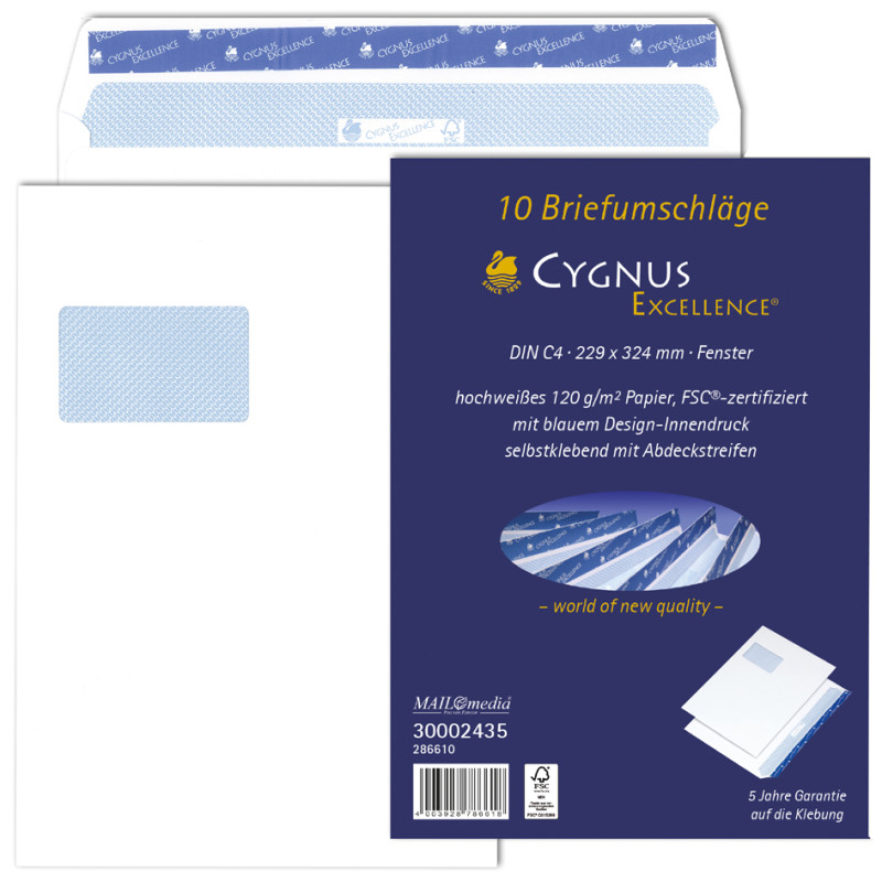 MAILmedia Briefumschlag CYGNUS EXCELLENCE, DIN C4