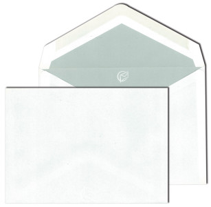 MAILmedia Enveloppe, rembourrage de soie, format long, blanc