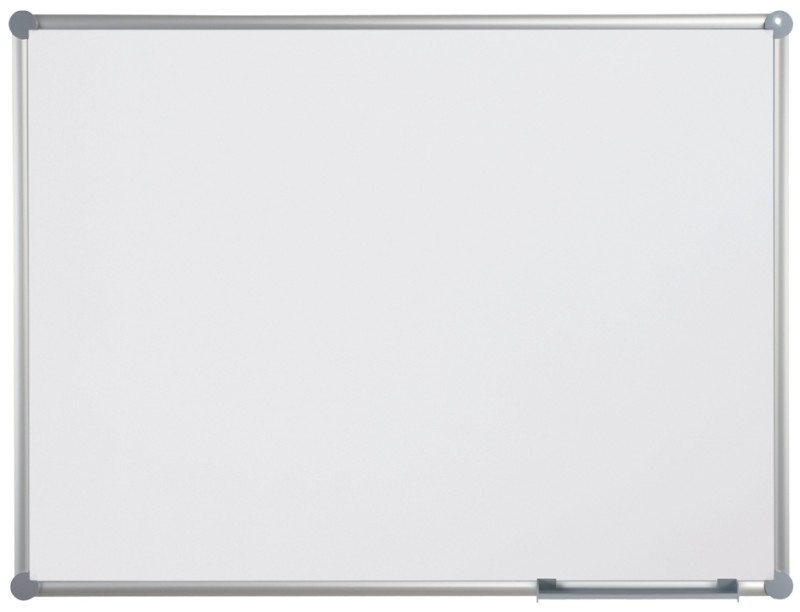 MAUL Tableau blanc 2000, émaillé, (L)900 x (l)600 mm, gris