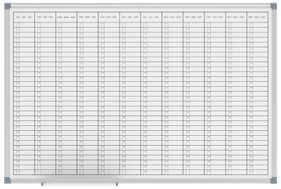 MAUL Tableau de planning annuel, (L)900 x (P)600 mm