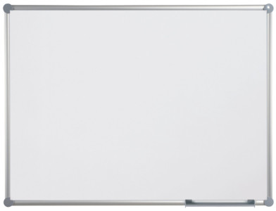 MAUL Tableau blanc 2000, émaillé, (L)1.800 x (l)900 mm, gris