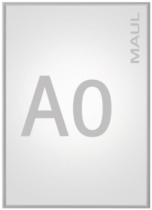 MAUL Cadre à clapets standard, A0, cadre en aluminium