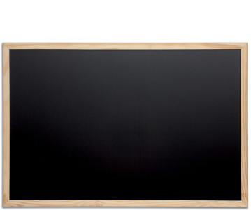 MAUL Tableau noir avec cadre en bois, (L)400 x (H)300 mm