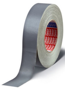 bande de tissu tesa 4657, 38 mm x 50 m, gris
