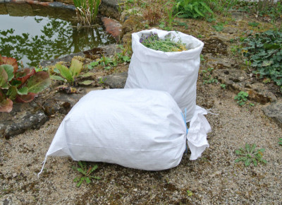 dm Sac de ramassage en PP, (L)500 x (H)800 mm, blanc