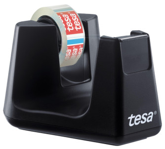 tesa Dévidoir de table Smart ecoLogo, équipé, noir