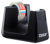 tesa Dévidoir de table Smart ecoLogo, équipé, noir