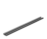 tesa porte mineure double joint de fond pour les sols lisses, gris
