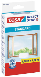 tesa Moustiquaire STANDARD pour fenêtre, 1,10 m x 1,30 m