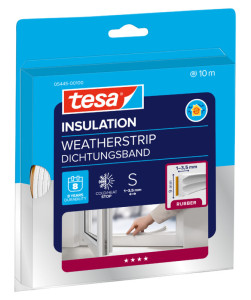 tesa Moll CLASSIC calfeutrage caoutchouc Profil E, marron