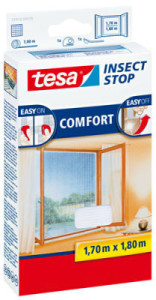 tesa Moustiquaire COMFORT pour fenêtre, 1,30 m x 1,30 m