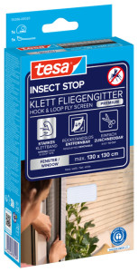 tesa Moustiquaire COMFORT pour fenêtre, 1,30 m x 1,30 m