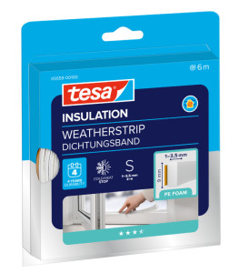 tesa Moll STANDARD joint en mousse, autoadhésif, marron, 9mm