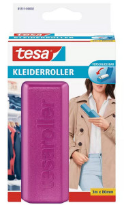 tesa  rouleau brosse adhésif, 3 m x 80 mm, avec mecanime de