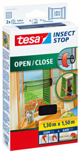 tesa filets moustiquaire pour fenêtre OPEN/CLOSE, 1,3 x 1,5m