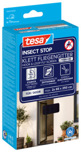 tesa moustiquaire COMFORT pour portes, 2x dont 0,65m x 2,50m