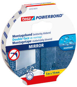 tesa Powerbond Double-face de montage pour miroir, 19mm x