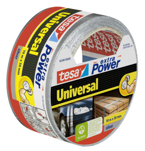 tesa ruban adhésif universel extra power, 50 mm x 50 m, noir